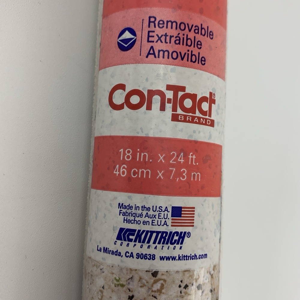 Con-Tact Creative Covering 18 in x 20 ft Granite Rose Self-Adhesive Shelf Liner